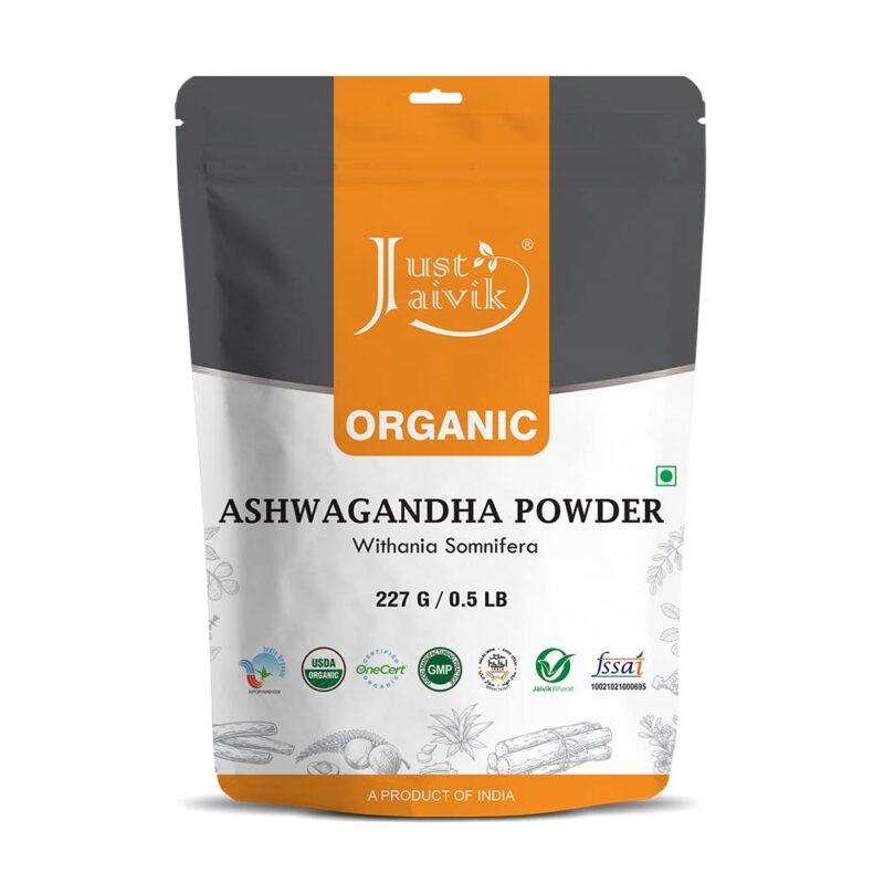 Just Jaivik Organic Ashwagandha Powder - 227g