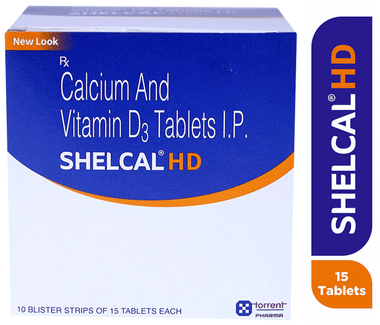 Shelcal - HD 12 Tablet - 15 caps