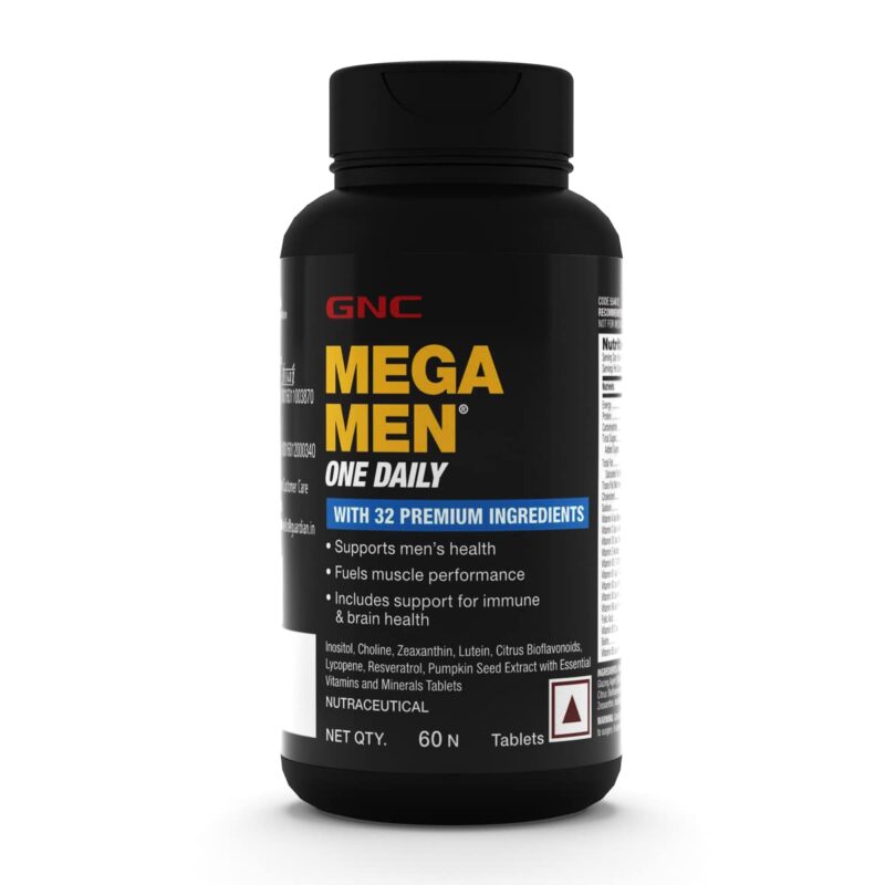GNC Mega Men One Daily Multivitamin - 60 Caplets