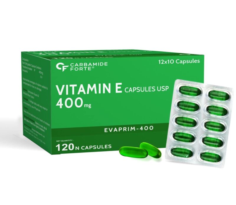 CF Vitamin E 400mg Capsules for Face and Hair - 120 Capsules