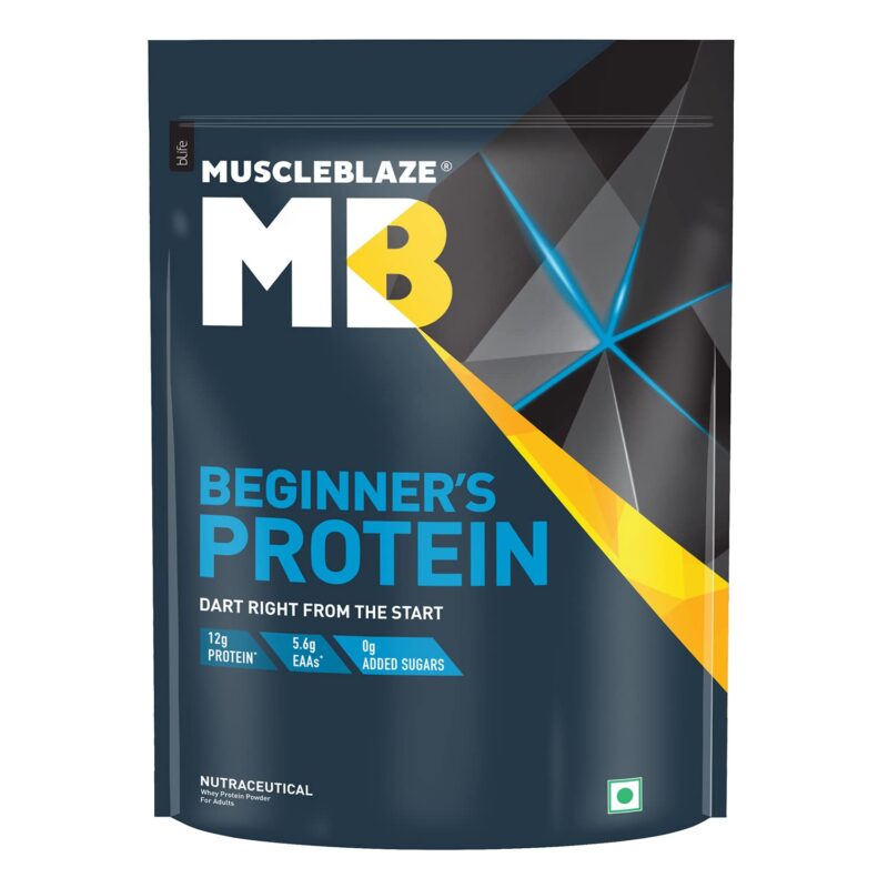 MuscleBlaze Beginner's Whey Protein - Chocolate, 500 g / 1.1 lb
