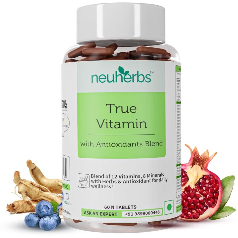 Neuherbs True vitamin | Multivitamin for men and women (60 Tablets)