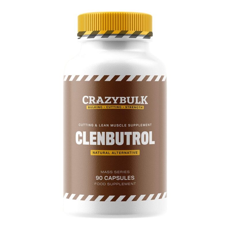 CrazyBulk CLENBUTROL - Natural Alternative for Cutting & Lean Muscle Supplement - (90 Capsules)