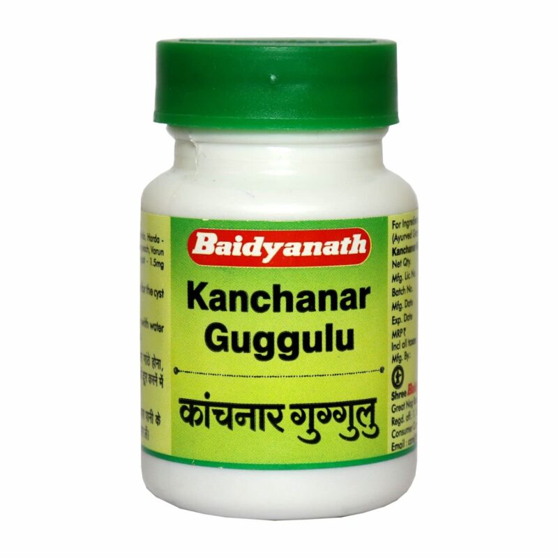 Baidyanath Kanchnar Guggulu 80 Tablets, Pack of 4