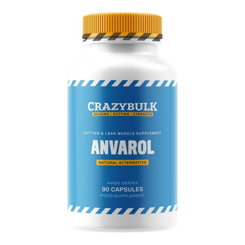 CrazyBulk ANVAROL (ANAVAR) Natural Alternative for Cutting & Lean Muscle Supplement, (90 Capsules)