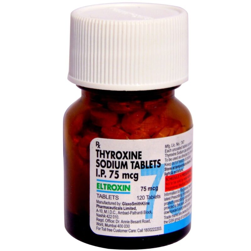 Eltroxin 75mcg - 120 Tablet