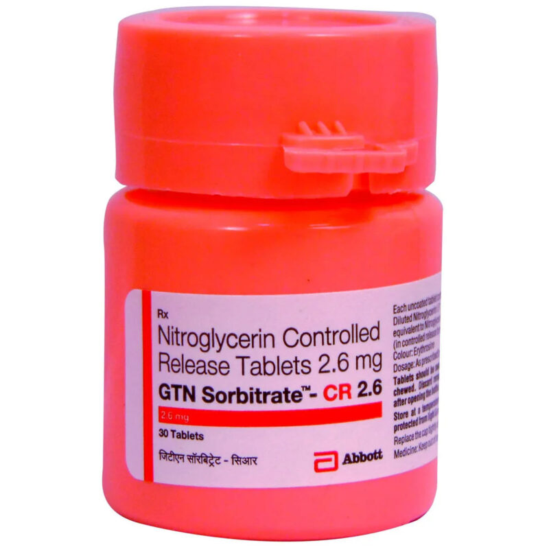 GTN Sorbitrate CR 2.6 - 30 Tablets
