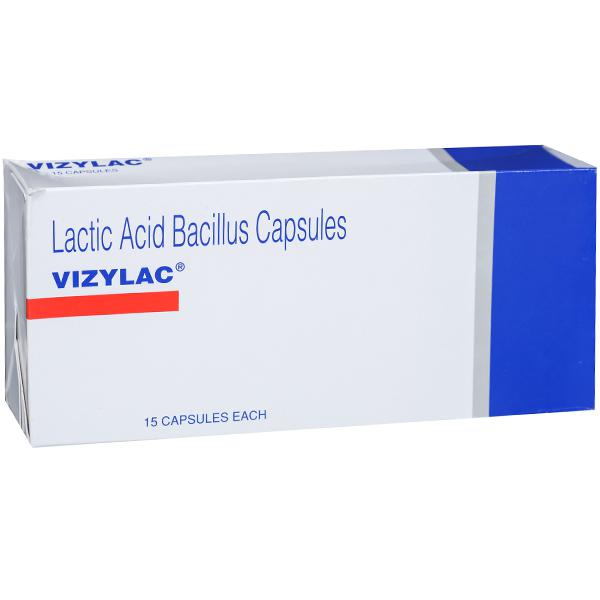2x Vizylac Lactic Acid Bacillus for Gut Health - Pack of 2 - 30 caps