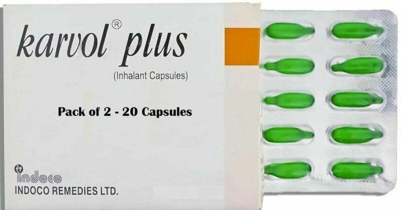 Karvol Plus Capsules - 20 Capsules