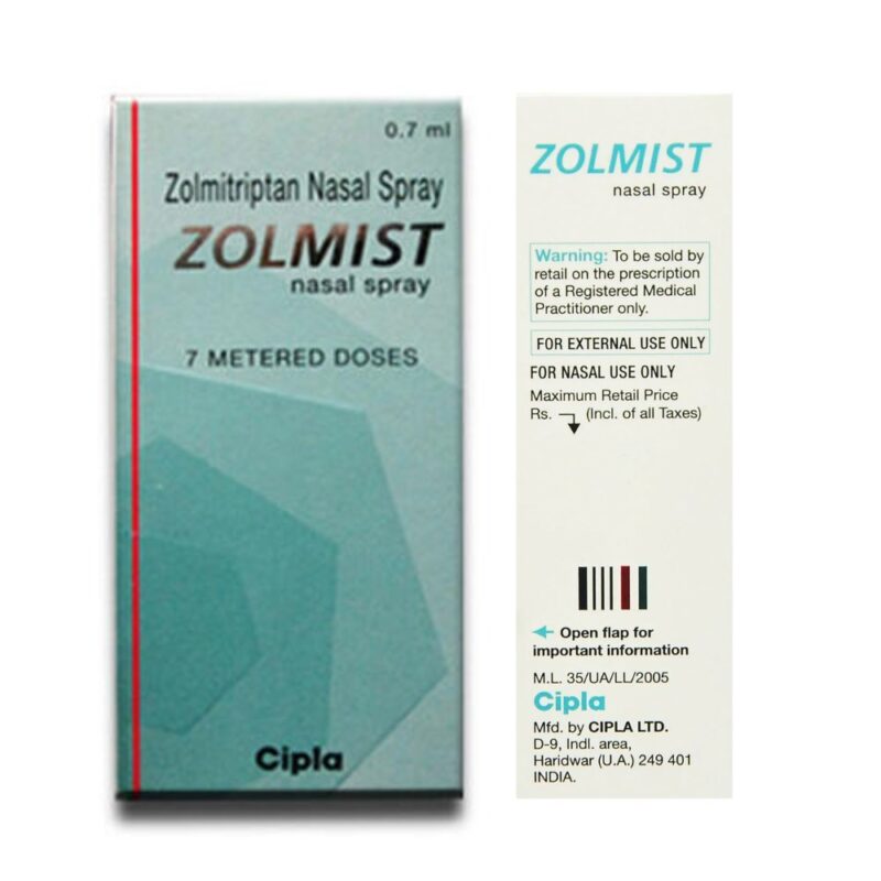Zolmist Nasal Spray - 7 MDI