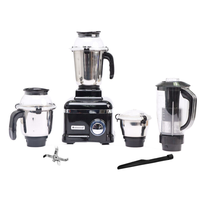 Sumo Black DLX Mixer Grinder with 4 Stainless Steel Jars, 1000 W in Black - Image 2