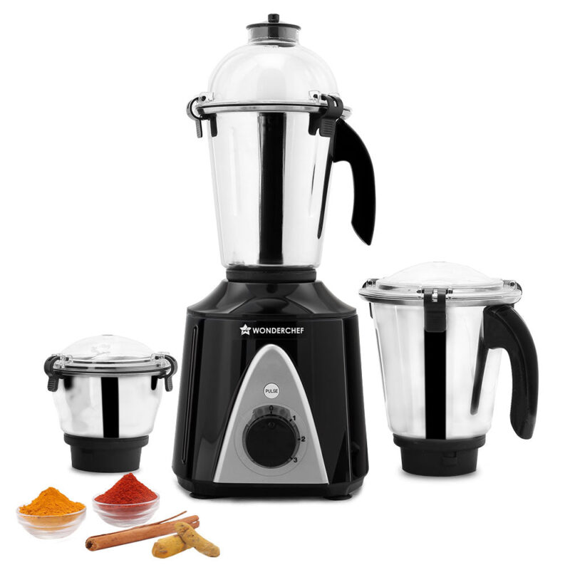 Hush BLDC Mixer Grinder | 3 Jars for Blending, Dry Grinding, Chutney Grinding | Low Friction | Low Noise | Conserves Power | Grind Masalas, Nuts, Coconut to Fruits/Vegetables | RPM 18,000 - Image 8