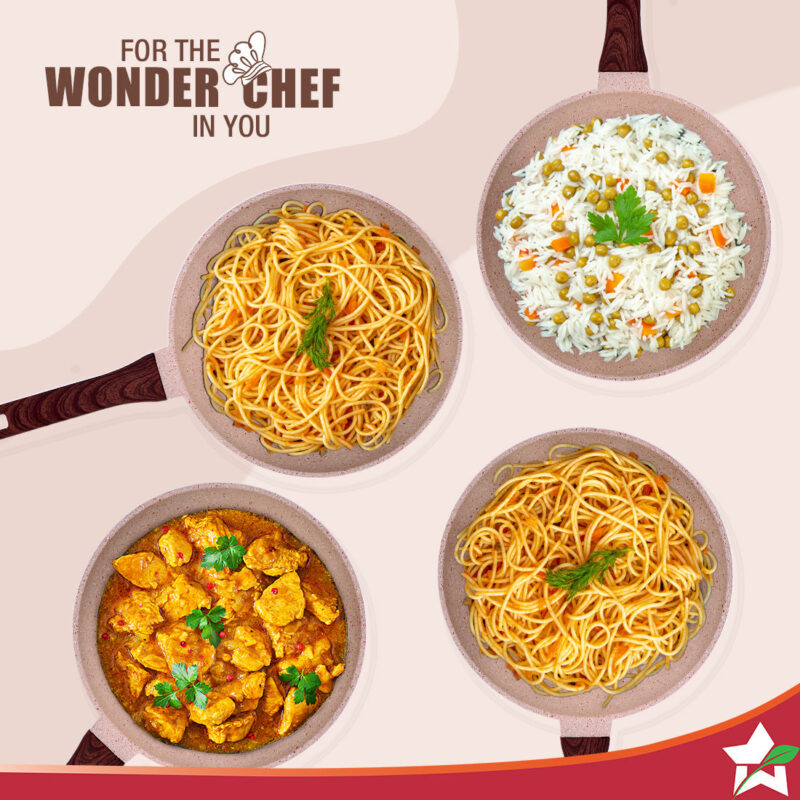 Duralife Die-cast 24 cm Fry Pan | 5 Layer Healthy Duramax Non-Stick Coating | Soft Touch Handle | Pure Grade Aluminium | PFOA Free | 1.7 litres | 2 Year Warranty | Ivory - Image 4