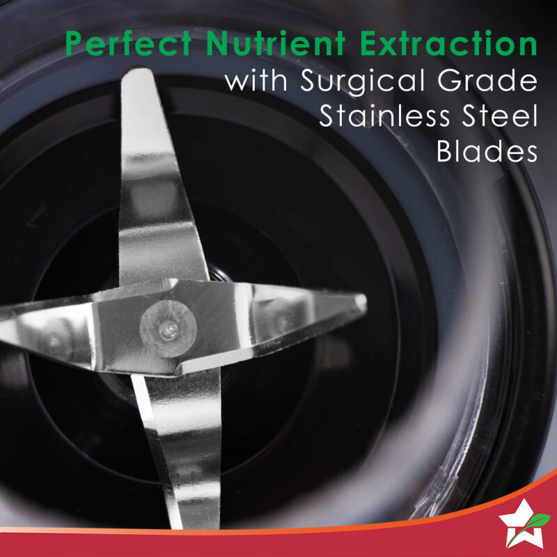 Nutri-blend Mixer Grinder Blender, Smoothie Maker, 3 Unbreakable Jars (Blending, Grinding, and Sipper Jar), 500W 22000 RPM 100% Full Copper Motor, SS Blades, 2 Year Warranty, Purple - Image 5