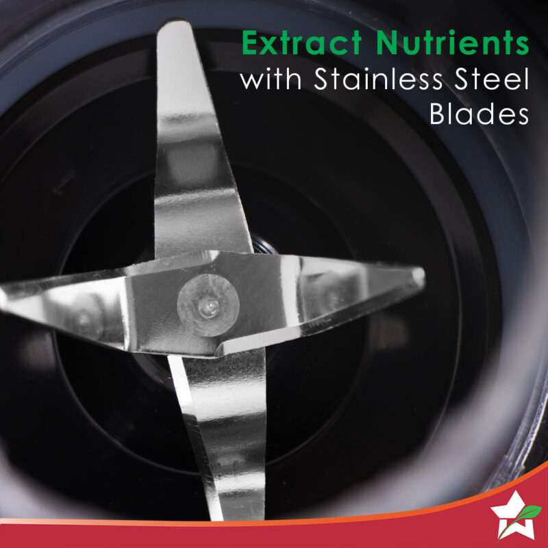 Nutri-blend, 500W, 22000 RPM 100% Full Copper Motor, Mixer-Grinder, Blender, SS Blades, 2 unbreakable Jars, 2 Years warranty, Champagne, Recipe book by Chef Sanjeev Kapoor - Image 5