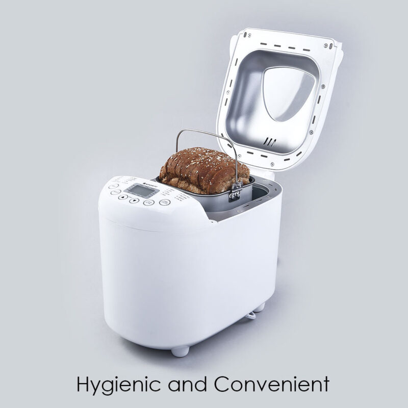 Regalia Fully Automatic Atta Kneader, Bread Maker, Dough Maker & Machine| With 19 Pre-set Menu| 550 Wattage| Chapati, Roti, Atta, Fresh Dough, Homemade Bread | Adjustable Crust Control| 3 Loaf Sizes| Dough Upto 1KG| Removable Bake Pan| 1 Year Warranty - Image 8