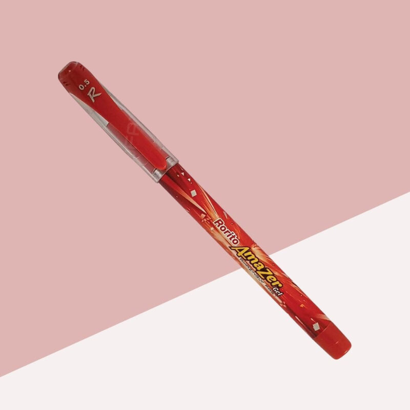 Rorito Amazer Gel Pen β Red ( Pack of 1 )