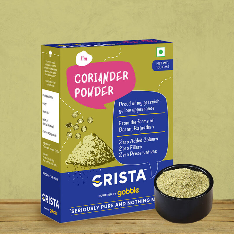 CRISTA Coriander Powder 100 gm - Image 2