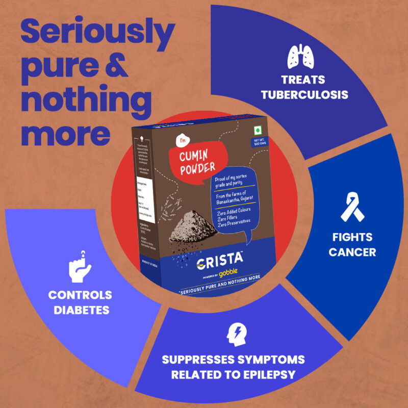 CRISTA Cumin Powder 500 gms - Image 3