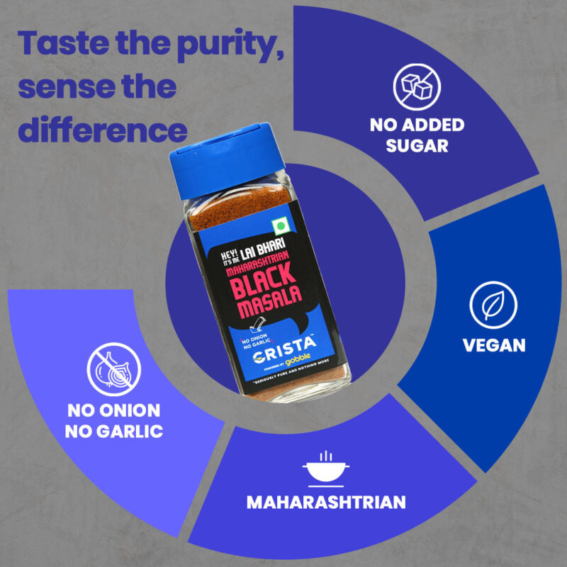 CRISTA Lai Bhari Maharashtrian Black Masala - Image 3