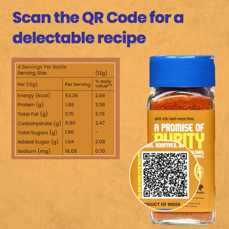 CRISTA Creamy Paneer Makhani Spice Mix - Image 5