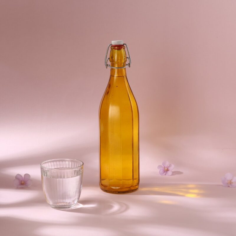 Bormioli Water Bottle - Yellow - 1L - Image 6