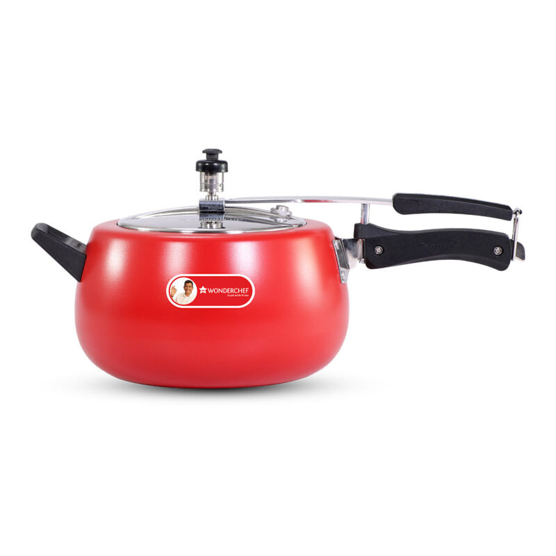 Regalia Induction Base 5L Pressure Cooker with Inner Lid, 2 Years Warranty, Red - Image 10