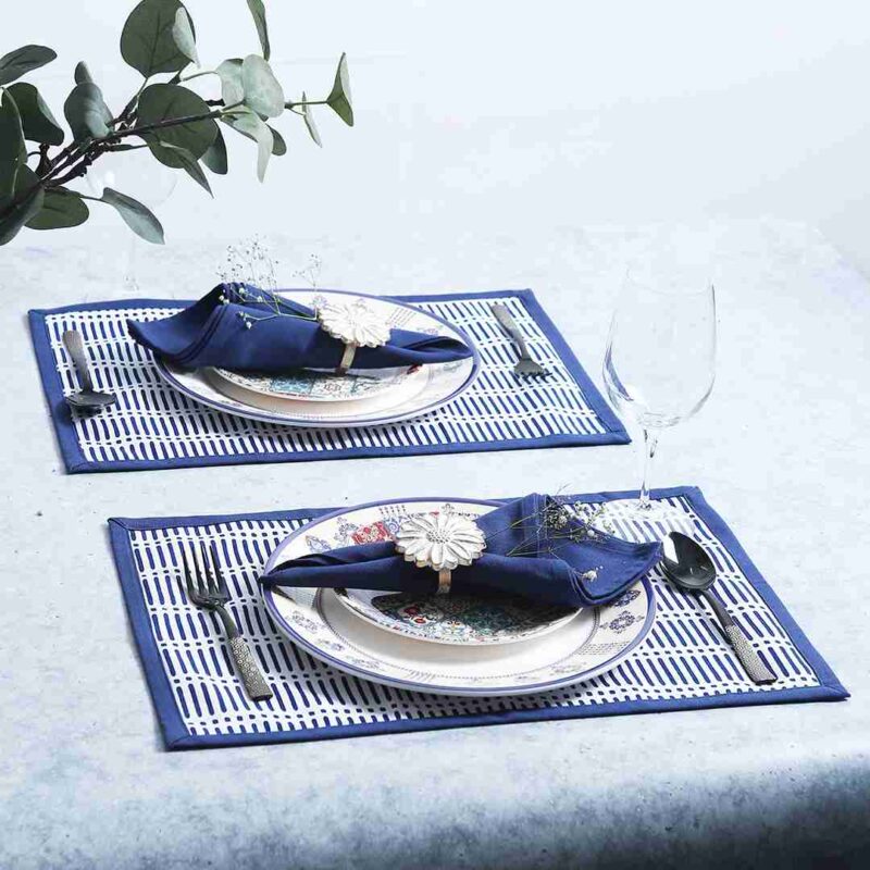 Como Table mats - Blue (Set of 6) - Image 5