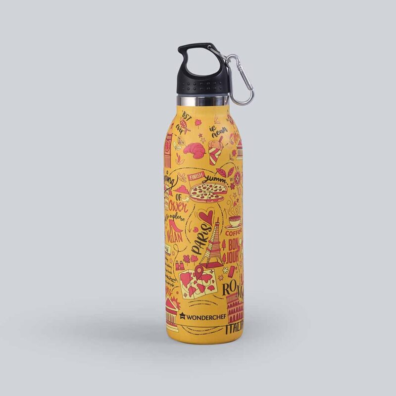 Wanderlust, 600ml, Double Wall Stainless Steel, Vacuum Insulated, Hot And Cold Flask, Your story - Image 9