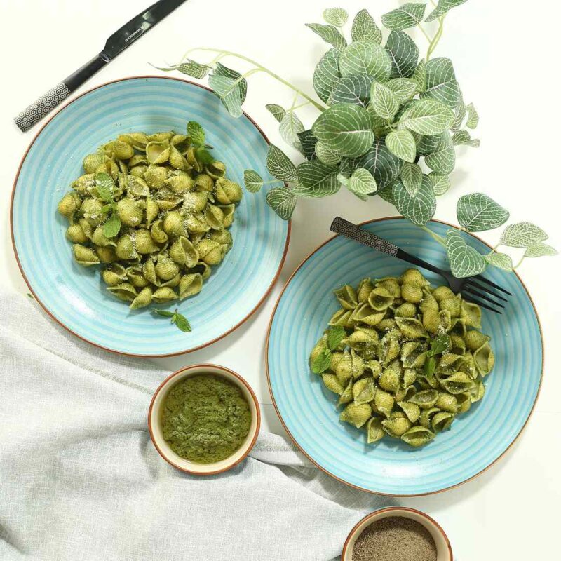 Teramo Dinner Plate Blue Set of 2 - Image 7