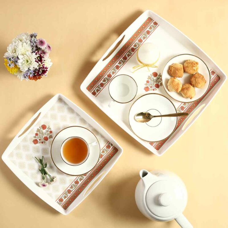 Venice Serving Trays - Royal Red (Set of 2) - Image 6