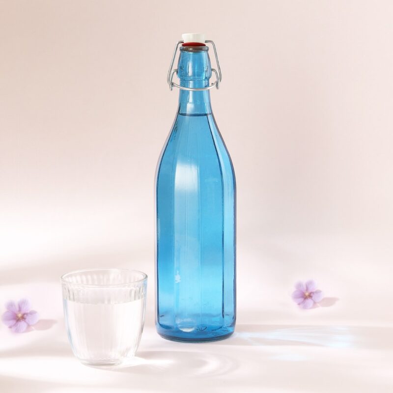Bormioli Water Bottle - Blue - 1 L - Image 2