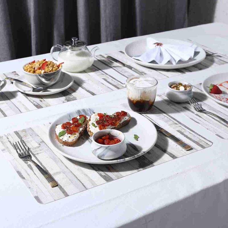 Valentina Printed - Stripes Placemat Set of 6 - Image 8