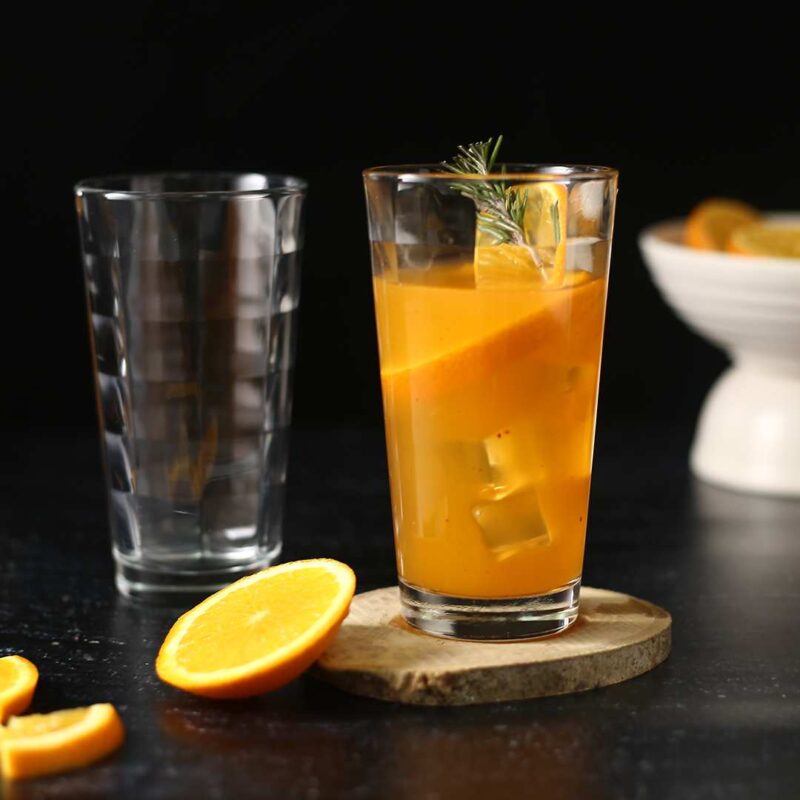 Rosa Cube Long Glass 365 Ml (Set Of 6) - Image 7