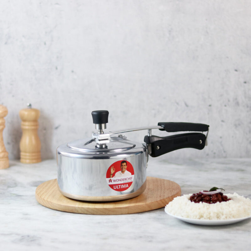 Ultima Induction Base 2L Aluminium Pressure Cooker With inner Lid - Image 9