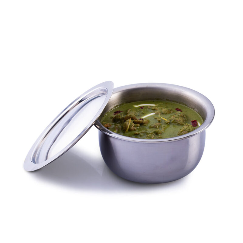 Nigella Tri-ply Stainless Steel 14 cm Cooking Pot | 2.6 mm Thickness | Silver - Image 7