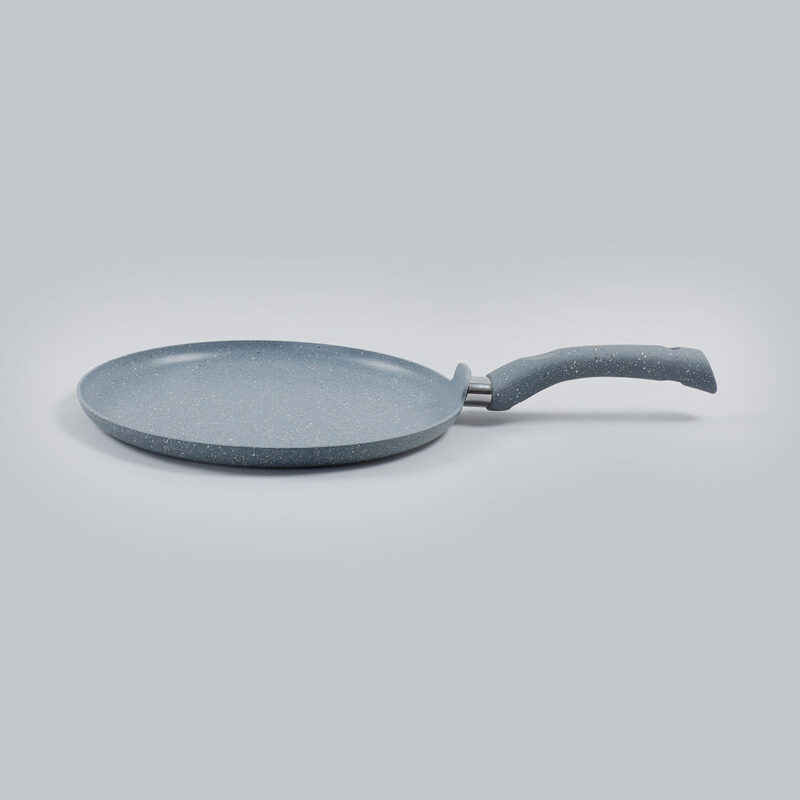 Granite 30cm Non-Stick Dosa Tawa | Induction Bottom | Soft-Touch Handles | Virgin Aluminium | PFOA/Heavy Metals Free | 3.5mm | 2 Year Warranty | Grey - Image 15
