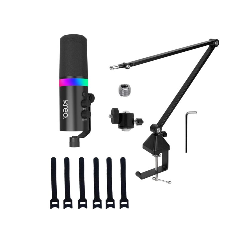 Sonik Gaming Mic + Rod Pro Boom Arm Combo - Image 8