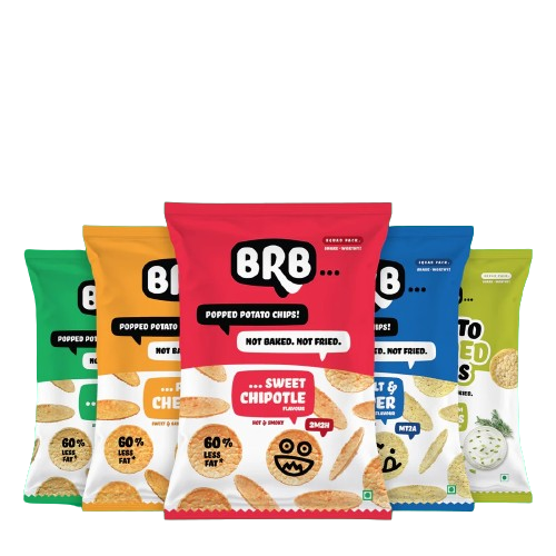 20x Potato Popped Chips - 20 Packs (48 Grams Each) - 5 Flavours X 4 Packs