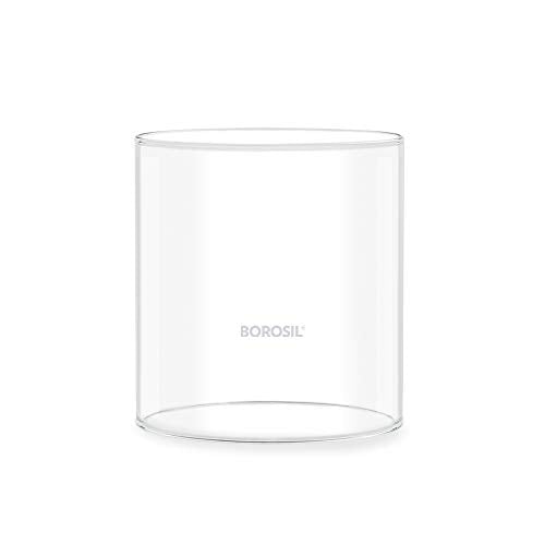 Borosil Akhand Diya Decorative Brass Glass Oil Lamp | Tea Light Holder | Diya with Borosilicate Glass | Puja Dia for Mandir | Lantern Diya with Glass Cover | Medium Size - Image 3