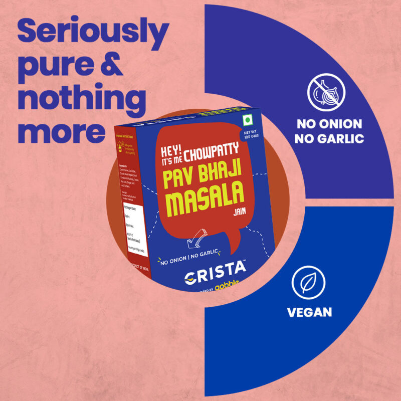 CRISTA Jain Chowpatty Pav Bhaji Masala - Image 3
