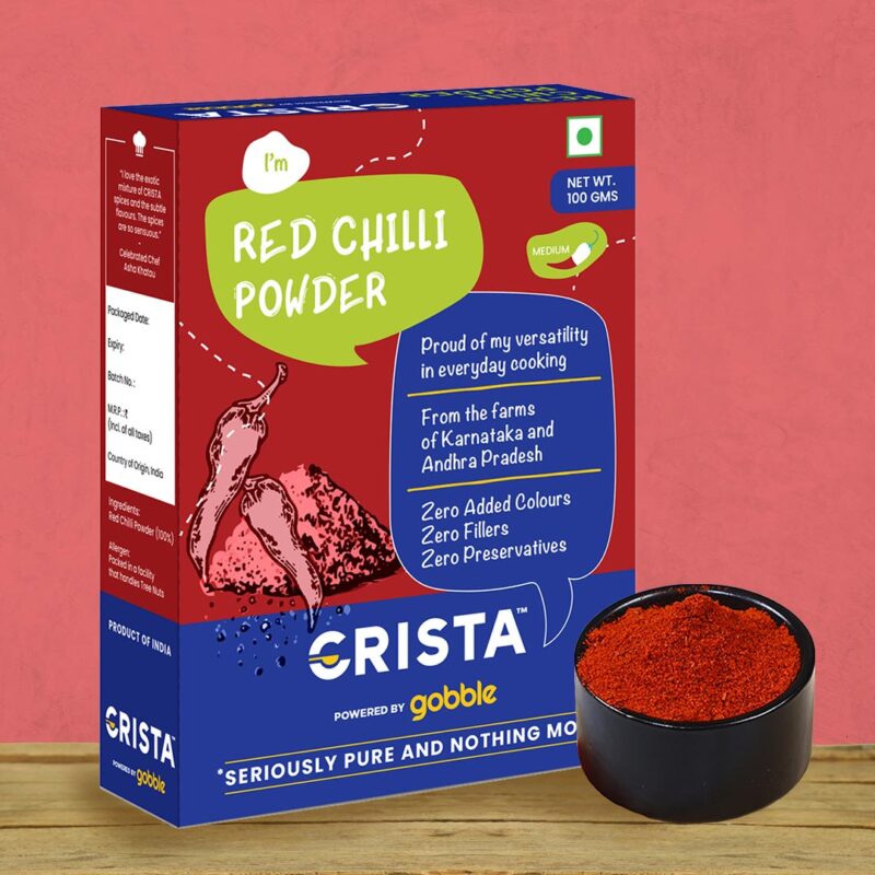 CRISTA Red Chilli Powder 500 gms - Image 2