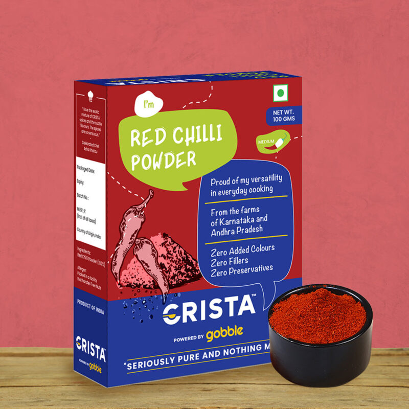 CRISTA Red Chilli Powder 100 gm - Image 2