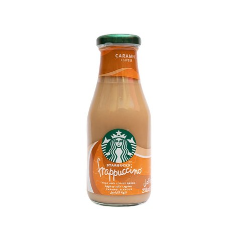 4x Starbucks Frappuccino Cold Coffee (Caramel Flavoured) - Pack of 4 - 250ml each