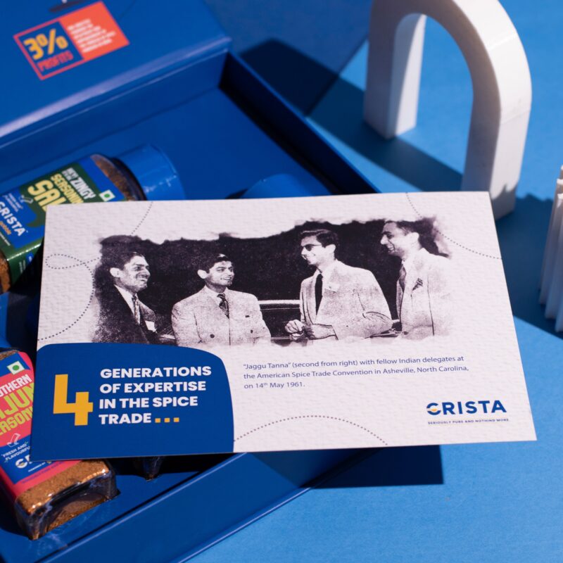 CRISTA Distinctly Global Seasonings Gift Box| Box of 5| Festive Gift| Pure Spice Gifting: 235 gms - Image 4