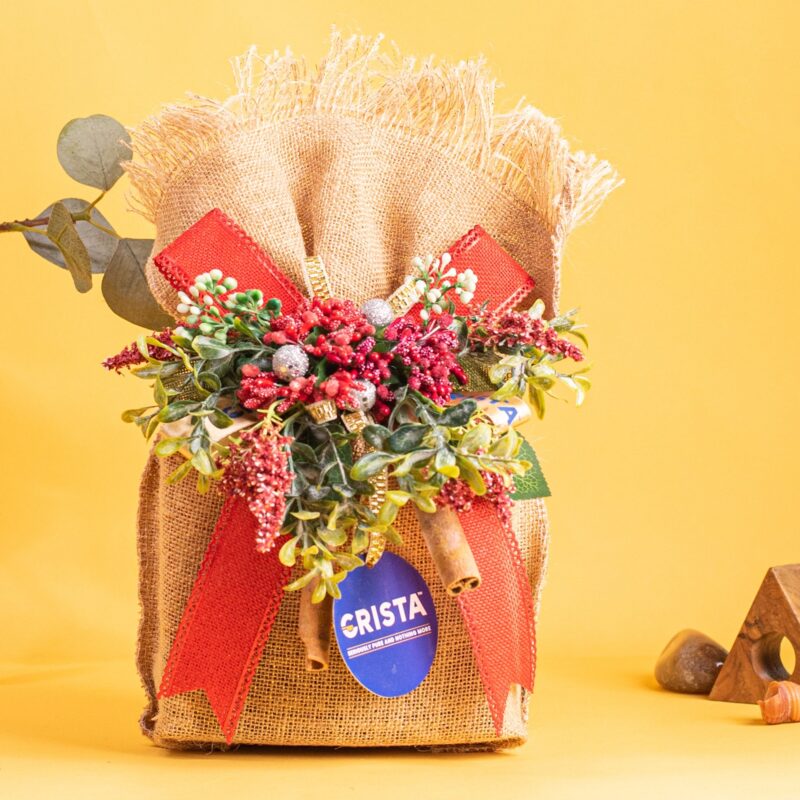 CRISTA Earthy Spice Potli - Natural| Pack of 4| Diwali Gift| Pure Spice Gifting: 375 gms - Image 5