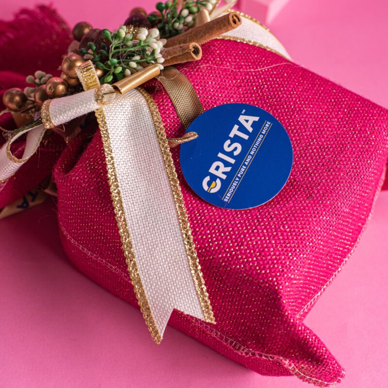 CRISTA Earthy Spice Potli - Pink| Pack of 4| Diwali Gift| Pure Spice Gifting: 375 gms - Image 2