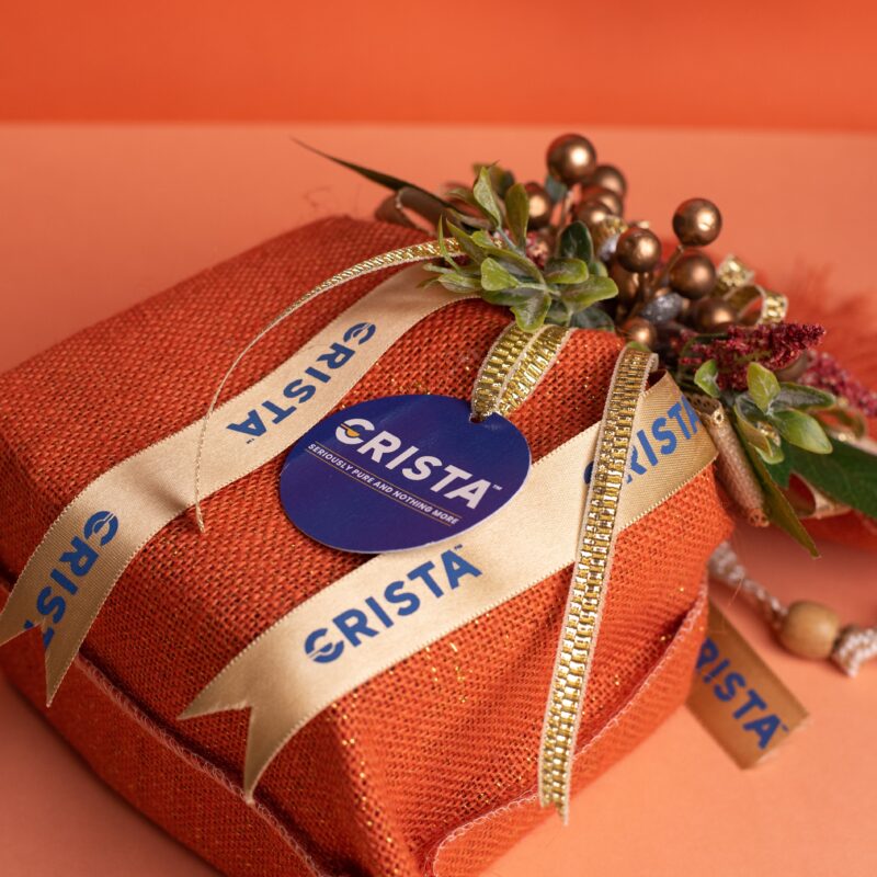 CRISTA Earthy Spice Potli - Orange| Pack of 4| Diwali Gift| Pure Spice Gifting: 375 gms - Image 3