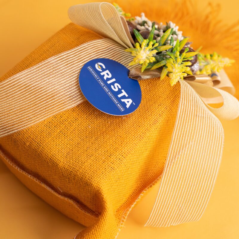 CRISTA Earthy Spice Potli - Yellow| Pack of 4| Diwali Gift| Pure Spice Gifting: 375 gms - Image 2