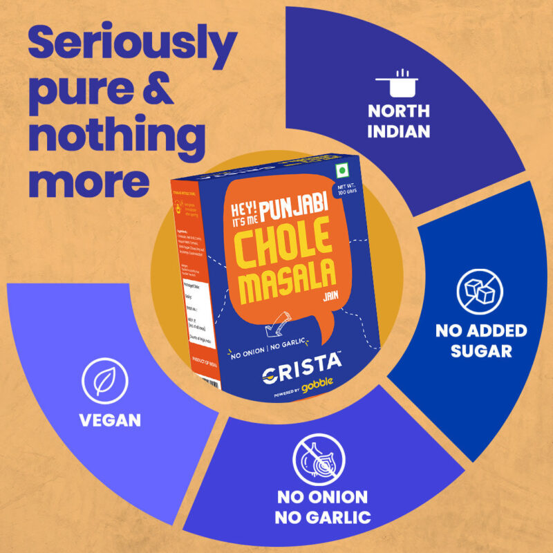 CRISTA Flavours of India - Jain Gourmet Indian Spice Blends Combo Pack- 3 - Image 3